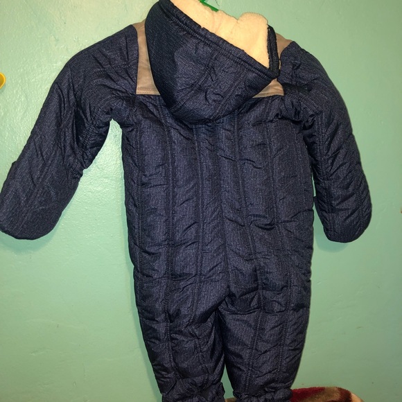 24m hooded infant snowsuit baby - Picture 2 of 2